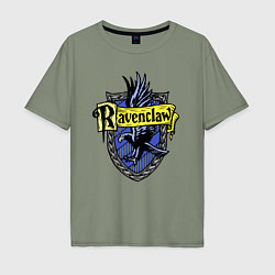 Мужская футболка оверсайз Ravenclaw emblem