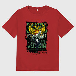 Мужская футболка оверсайз Самбо Россия