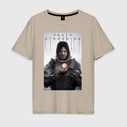 Мужская футболка оверсайз Death Stranding - Norman Reedus