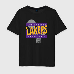 Мужская футболка оверсайз Lakers basketball play