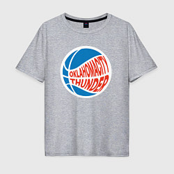 Мужская футболка оверсайз Oklahoma Thunder