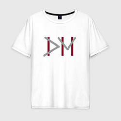 Мужская футболка оверсайз Depeche Mode - videos logo