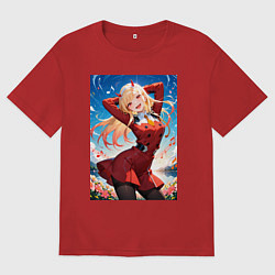 Мужская футболка оверсайз Марин Китагава косплей 002 Darling in the Franxx