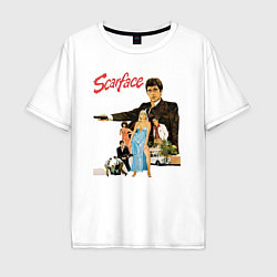 Мужская футболка оверсайз Scarface: Герои фильма