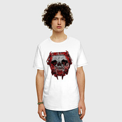 Футболка оверсайз мужская Nothing Else Matters Metallica, цвет: белый — фото 2