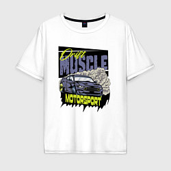 Мужская футболка оверсайз Drift muscle