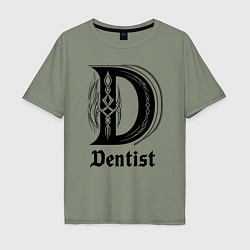 Мужская футболка оверсайз D - dentist