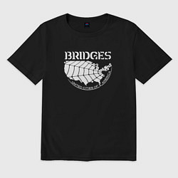 Мужская футболка оверсайз Bridges logo