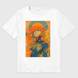 Мужская футболка оверсайз Ундина