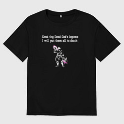 Футболка оверсайз мужская Are you even trying Анти-маг дота 2, цвет: черный