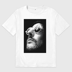 Мужская футболка оверсайз Леон персонаж