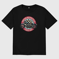 Мужская футболка оверсайз Vintage motorcycles