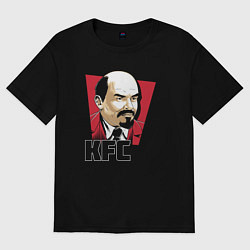 Футболка оверсайз мужская KFC Lenin, цвет: черный