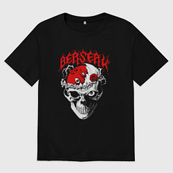 Футболка оверсайз мужская Berserk - red, цвет: черный