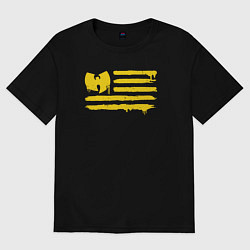 Футболка оверсайз мужская Wu-tang clan USA, цвет: черный