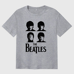 Мужская футболка оверсайз Beatles исполнители
