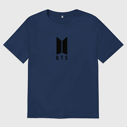 Мужская футболка оверсайз BTS лого