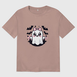 Мужская футболка оверсайз Милый ужастик