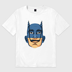 Футболка оверсайз мужская Batman Dali, цвет: белый