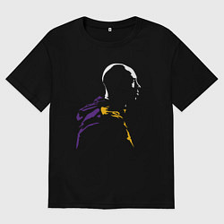 Футболка оверсайз мужская Kobe legend, цвет: черный