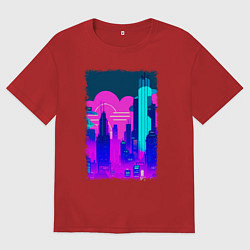 Мужская футболка оверсайз Будущее близко