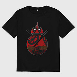 Мужская футболка оверсайз Droid Deadpool