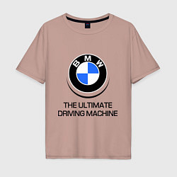 Мужская футболка оверсайз BMW Driving Machine