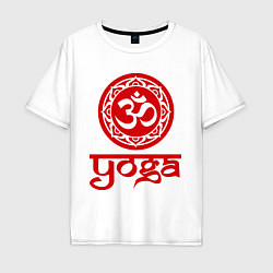 Мужская футболка оверсайз OM Yoga