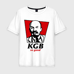 Футболка оверсайз мужская KGB: So Good, цвет: белый