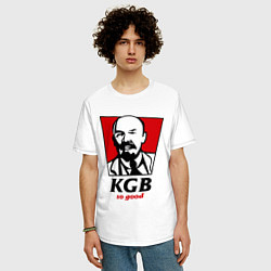 Футболка оверсайз мужская KGB: So Good, цвет: белый — фото 2