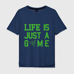 Мужская футболка оверсайз Life is just a game
