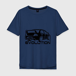 Мужская футболка оверсайз Evolution