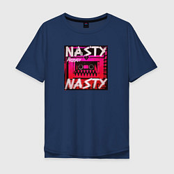 Футболка оверсайз мужская The Prodigy: Nasty, цвет: тёмно-синий