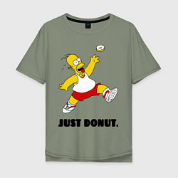Футболка оверсайз мужская Just Donut, цвет: авокадо
