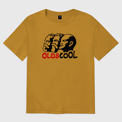 Футболка оверсайз мужская Oldscool USSR, цвет: горчичный