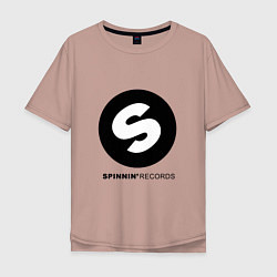 Мужская футболка оверсайз Spinnin records