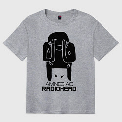 Футболка оверсайз мужская Radiohead, цвет: меланж