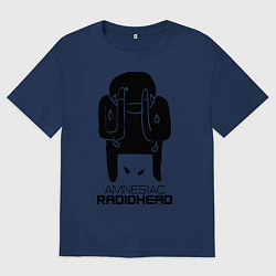 Футболка оверсайз мужская Radiohead, цвет: тёмно-синий