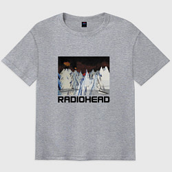 Мужская футболка оверсайз Radiohead Winter