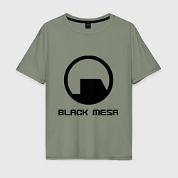 Мужская футболка оверсайз Black Mesa: Logo