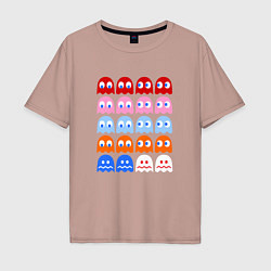 Мужская футболка оверсайз Pac-Man Monsters