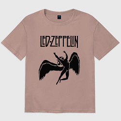 Мужская футболка оверсайз Led Zeppelin Swan