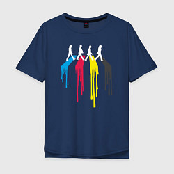 Мужская футболка оверсайз Abbey Road Colors