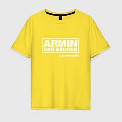 Футболка оверсайз мужская Armin van Buuren, цвет: желтый