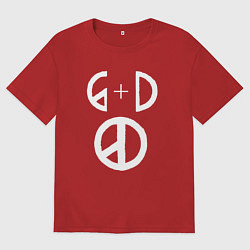 Мужская футболка оверсайз G Dragon