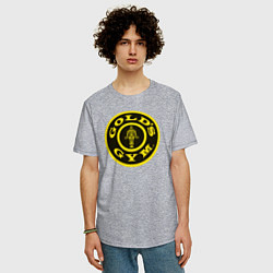 Футболка оверсайз мужская Gold's Gym, цвет: меланж — фото 2