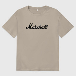 Мужская футболка оверсайз Marshall logo