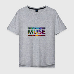 Футболка оверсайз мужская Muse Colour, цвет: меланж