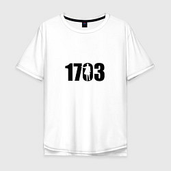 Мужская футболка оверсайз 1703