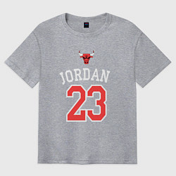 Футболка оверсайз мужская Jordan 23, цвет: меланж